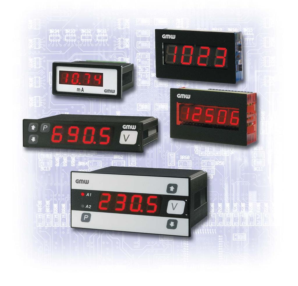 Electronic Panel Meters DIGEM Preference Program Process control, automation & laboratory uses Class 0.