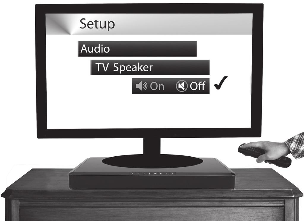 E N GL I S H Disable Your Television s Speakers Disable your television s built-in speakers when using DHT-T110. Usually, this is accomplished via an on-screen setup menu on your television.