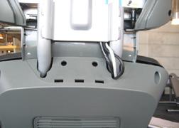Ethernet port on the bottom of the treadmill (Figure P). If the PCTV is wireless, skip this step. 15) Plug the TV power brick into the bottom of the treadmill (Figure P).