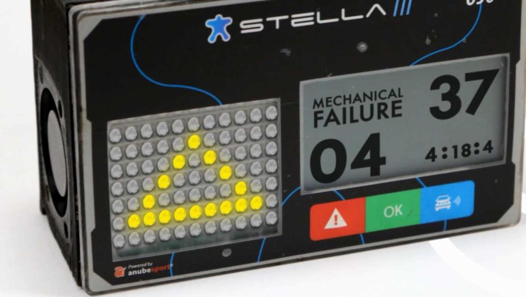 Safety instructions 1. Mechanical Failures In case of a mechanical failure or risk situation, you must press the red button for 3 seconds at your STELLA III.