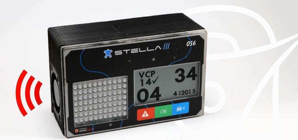 7. VCP (virtual check points) STELLA III will inform you on the LCD monitor when you are passing through a VCP, it will display the VCP