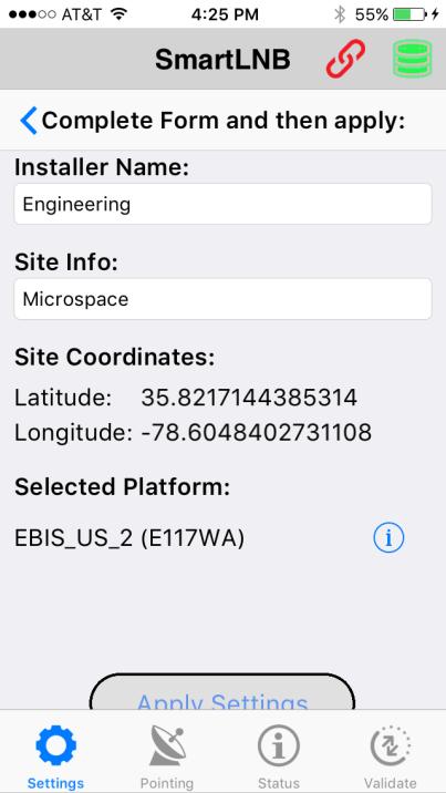 Select Platform EBIS_Microspace Complete Your Installer Name and