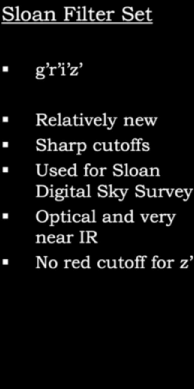Used for Sloan Digital Sky Survey!