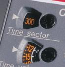 Direct reading scales Direct reading scales allow direct setting of the delay time on the timer relay and the threshold values on the measuring