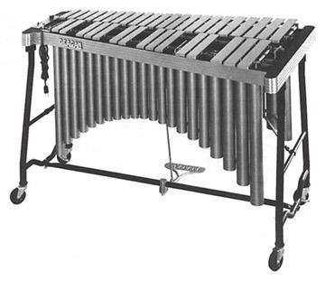 Range (ritten pitch) Vibraphone Xylophone Range: 1/2 octaves Transposition: sounds one octave higher than ritten