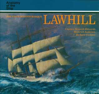 10 Edwards, Captain Kenneth; Anderson, Roderick; Cookson, Richard. THE FOUR-MASTED BARQUE LAWHILL. Anatomy of the Ship. Oblong 4to, First Edition; pp. 128; very numerous photos.