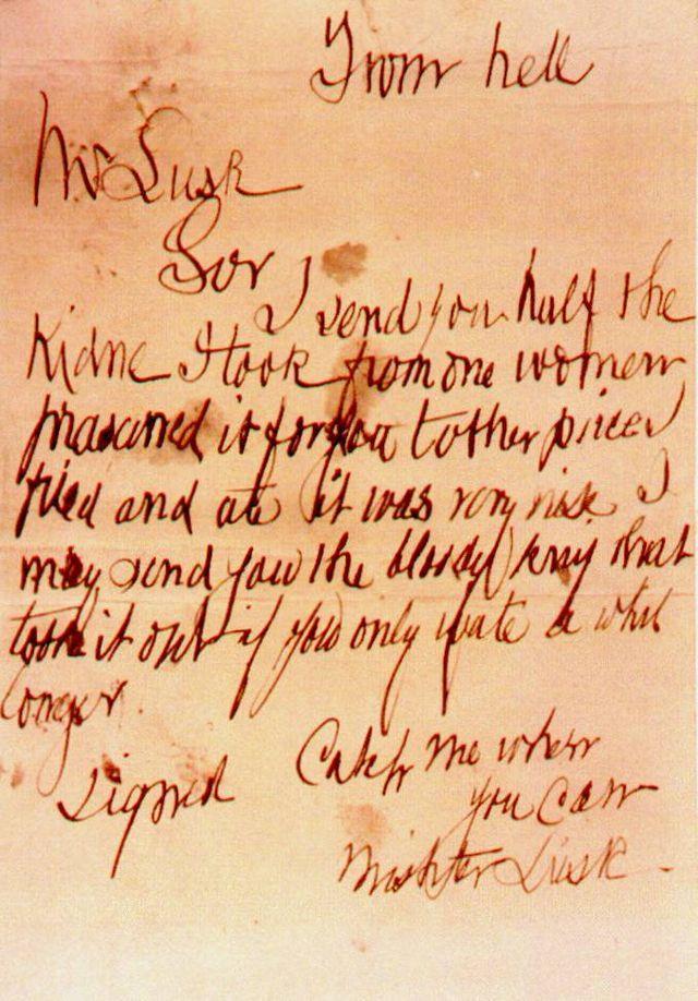 Jack the Ripper Ugly Handwriting
