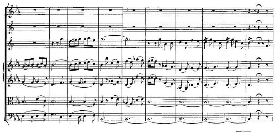 45 The technique of a dialogue between the soloist and the tutti, as seen in the first Flute Concerto is not uncommon in Mozart s Rondo form. When referring to the piano concertos, Simon P.