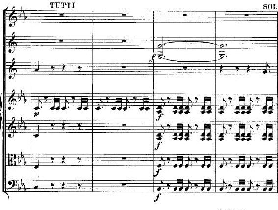 63-68) Clarinetti in B Fagotti Corno Principle Violino I Violino II