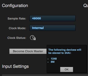 WORD CLOCK OUT port and change its operation from OUT to THRU in the front panel LCD. See Settings menu on page 52.