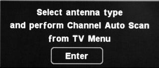 Initial Setup Wizard After connecting your TV antenna or cable wire, turn the television ON. The quick setup wizard will display on-screen.