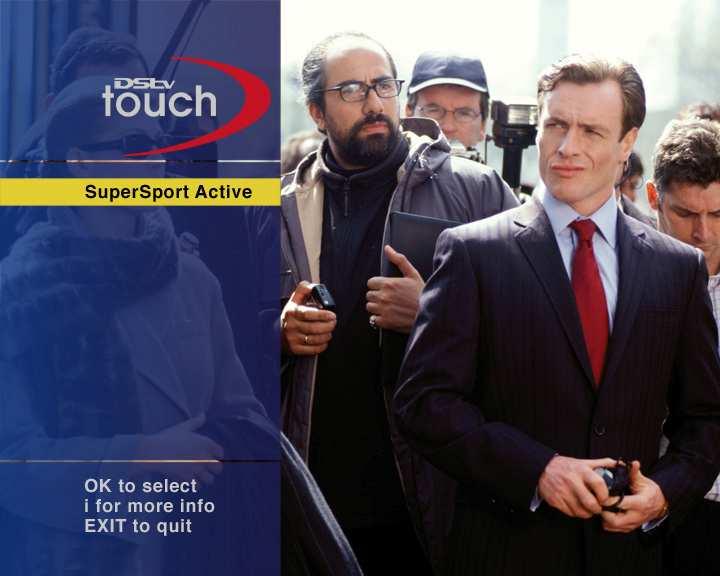 4.7 INTERACTIVE SERVICES & DSTV TOUCH SuperSprt Active is currently the nly interactive service available.