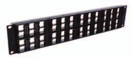 CommScope M2000 Modular Panel The M2000 Modular Patch Panel is a panel designed for CommScope outlets that can be configured for copper, fiber, or both and is available in 24-port (M2000-1U) and