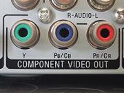 Analog Component Video.