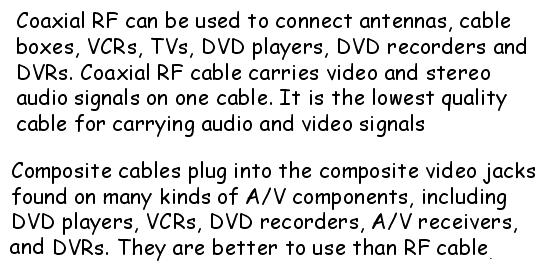 Some cables carry both audio