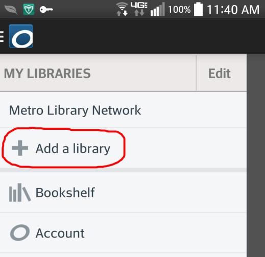 Please skip to the section on the very last page titled Setting Up an Adobe ID. 4. The app will open to the Bookshelf (shown to the right). 5.