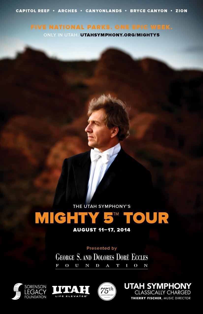 Objective Our objective was to garner media attention for the public announcement the Utah Symphony's Mighty 5 Tour to southern Utah, where the