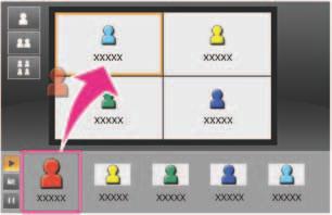 options, as shown below mode. You can drag and drop participants into or out of one of Video and presentation materials displayed simultaneously the four quadrants.