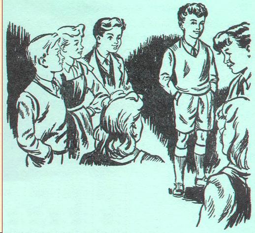'Come in!' shouted Peter, and in came Jack and Barbara together. Scamper greeted them with pleasure, and then everyone sat down and looked expectantly at Peter. 'Anything exciting?