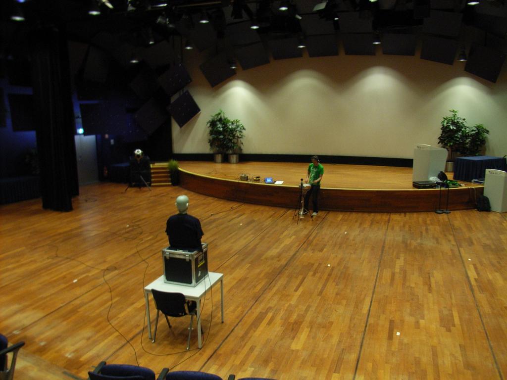 3.1.2.3 AUDITORIUM, EINDHOVEN [BZ] The Blauwe Zaal is situated between the first and second floor of the Auditorium in Eindhoven.