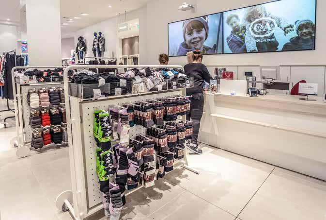 C&A s flagship store Amsterdam now boasts a pair of 100 s - among the first to be used in a POS application.