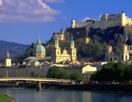 You will also see the Fortress Hohensalzburg, Mirabell Gardens and Salzburger Dom SATURDAY, JULY 7 Travel to Vienna boarding a boat to