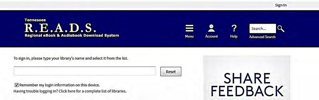 on the Library s homepage (go to wcpltn.org and then click on the blue elibrary button).