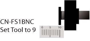 Compression BNC for RG59/U Plenum CN-FS59BNCPL4 Compression Connector Compression Termination- RG59/U SDI Plenum 25819 and RGBHV WP258195 Stripping of RG59/U Plenum for Compression Connectors Feed