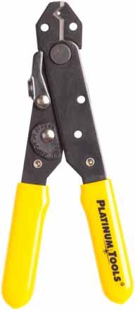 V-Notch Wire Stripper. Designed with a precision ground V-notch blade for superior stripping results on various types of 24-10 AWG jacket insulations.