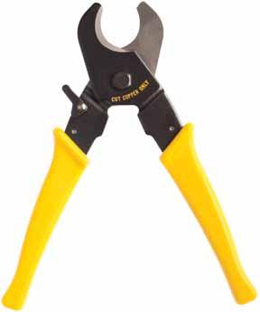 100 Pair Cable Cutter. This cable and wire cutter is a must for any tool belt when cutting larger diameter cables.