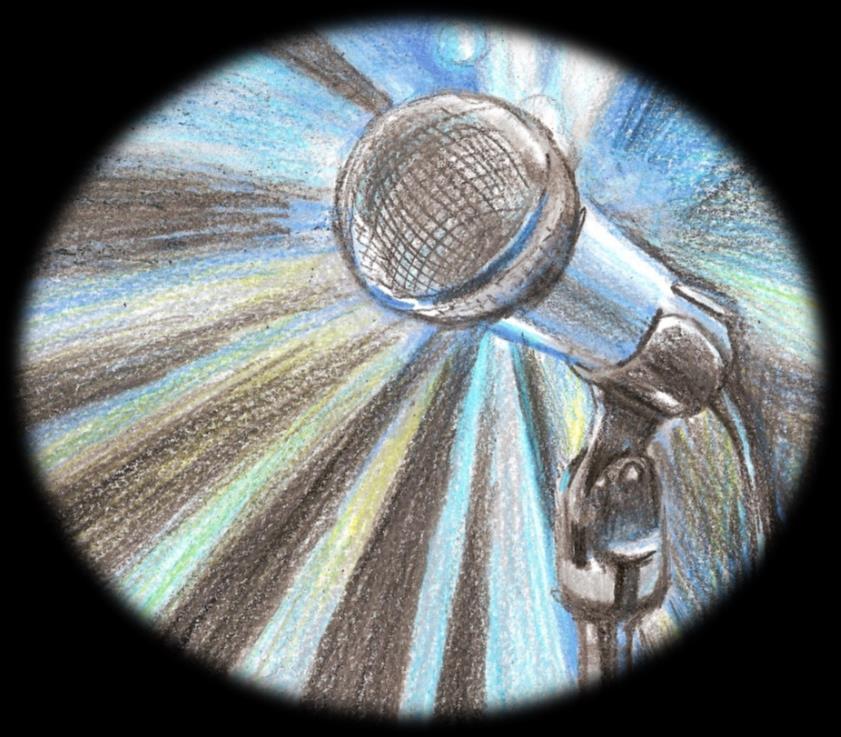 If you move your head or body as you sing, the microphone must move with you as you sing. You should always sing into that sweet spot in the microphone.