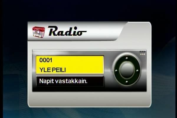 Radio menu item and then press [OK] button to enter the radio mode. 2.