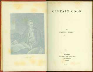 9 Besant, Walter. CAPTAIN COOK. First Edition; pp.