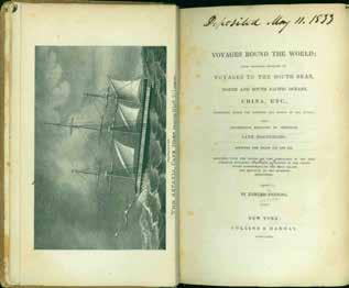 74 Fanning, Edmund. VOYAGES ROUND THE WORLD; with Selected Sketches of Voyages to the South Seas, North and South Pacific Oceans, China, Etc., performed under the Command and Agency of the Author.
