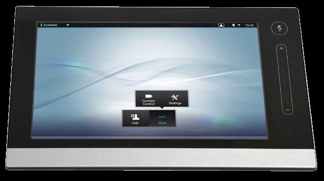 settings The The EX90 can be configured via the touch screen controller or via its web interface.