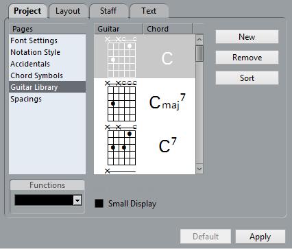 Working with symbols Adding symbols to the score You can also right-click on a guitar symbol and select Insert Notes from the context menu.