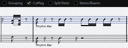 Rhythmic Notation Showing Rhythmic Notation Showing Rhythmic Notation on page 192 Notation Style on page 194 Showing Rhythmic Notation You can show regular notation as rhythmic notation.