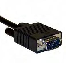 However, if you choose to connect your own laptop, there are power, HDMI, VGA and PC audio cables provided at