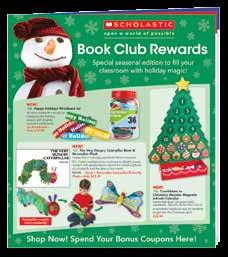 Shop the special holiday edition of the Book Club Rewards catalogue and deck your classroom with everything on your wish
