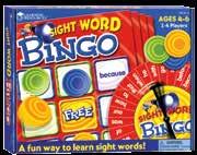 Sight Word Savings! Contents may vary. 206. Sight Word Games Pack Gr. K-1 3 games, 2-4 players each Help students build strong reading skills with three fun games!