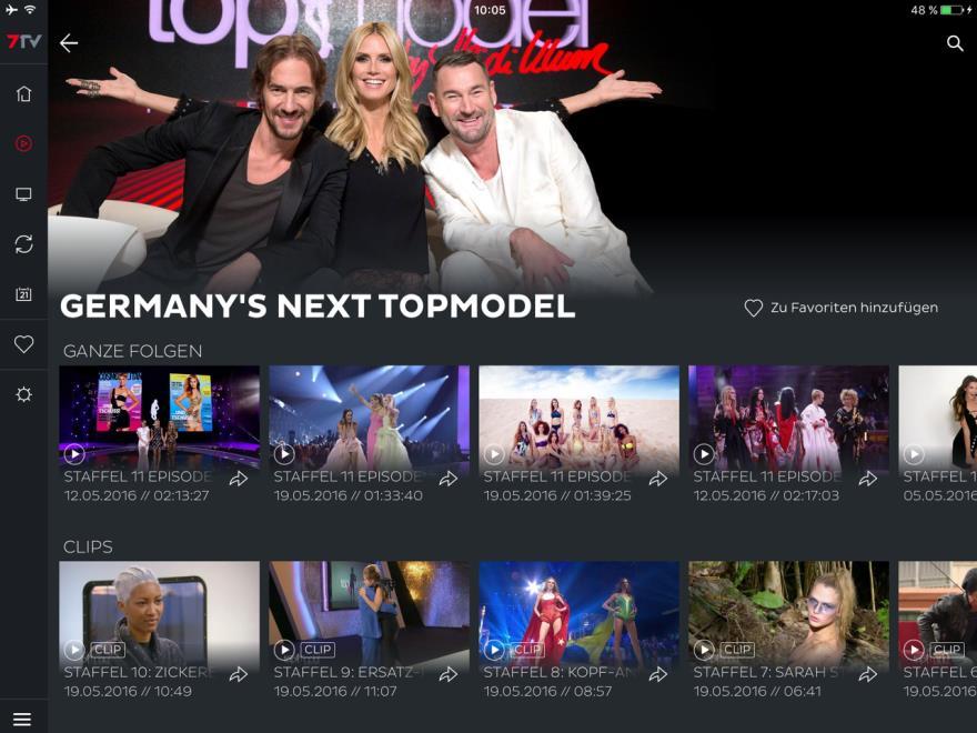 ProSieben Channel Apps, ProSieben Smart TV