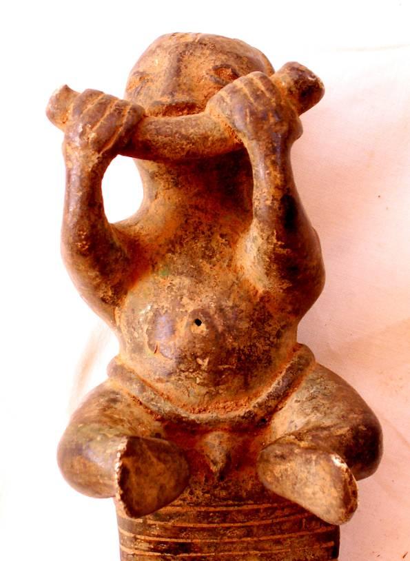 Cast bronze figures conventionally associated with the Sao culture, but more likely produced by the peoples ancestral to the modern-day Kotoko, regularly occur as surface finds or from mounds
