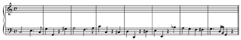 II. Figured Bass Realization and Harmonization 1. Realize the following figured bass (E-flat major) in four-part-harmony (closed position, 3 parts in the right hand+bass in the left hand).
