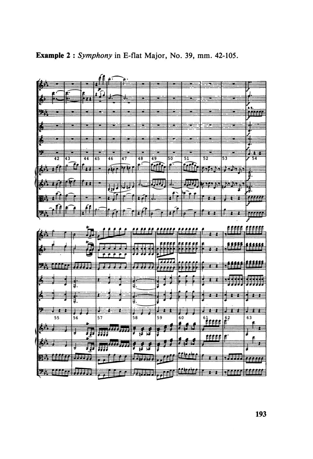 Example 2 : Symphony in E-flat
