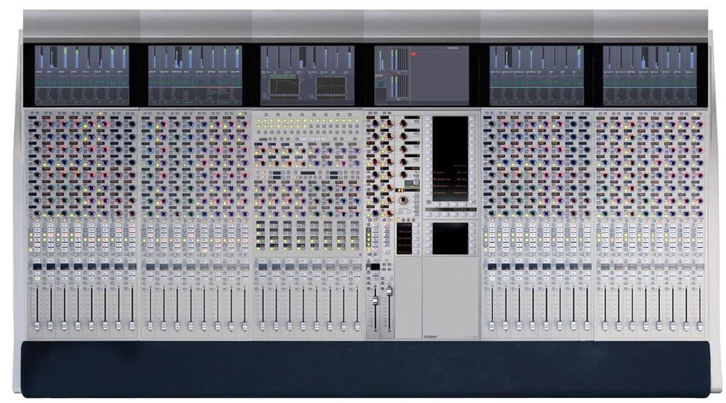 System 5-B Control Surface System 5-B Control Surface Much like any audio console the System 5-B s surface includes channel strips and a center section for master facilities.