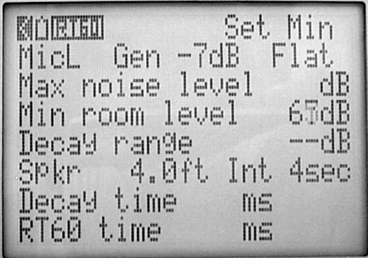 29 Reverb Decay Time (RT60) Description GENERATOR MODE Computes the reverb LEVEL decay time for a INPUT room referenced to FILTER the standard RT60 time.