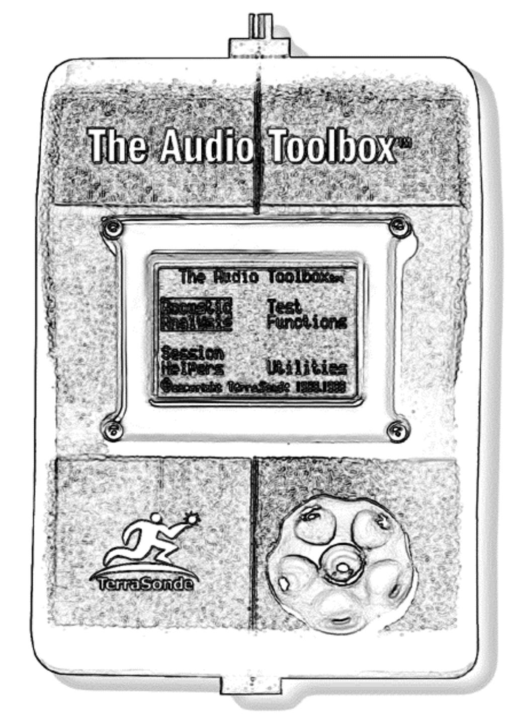 7 Operating Instructions Standard Audio Toolbox Connectors and Controls The Audio Toolbox measures 5 1/2 x 9 1/2 x 2 3/4 (14cm x 24cm x 6cm). It weighs 2 Lb. (1kg).
