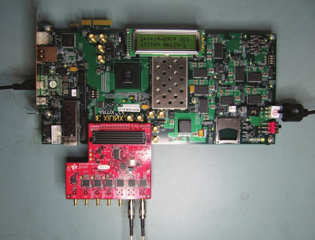 Example SDI Demonstrations The inrevium SDI FMC board must be connected to the FMC connector on the AC701 board as shown in Figure 24.