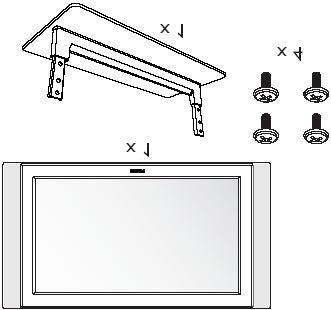 This section provides information on mounting the television stand.