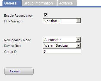 See Logging into ProStream 1000 on page 10. 2. Select Tools > Redundancy > General tab. 3. Select Enable Redundancy.